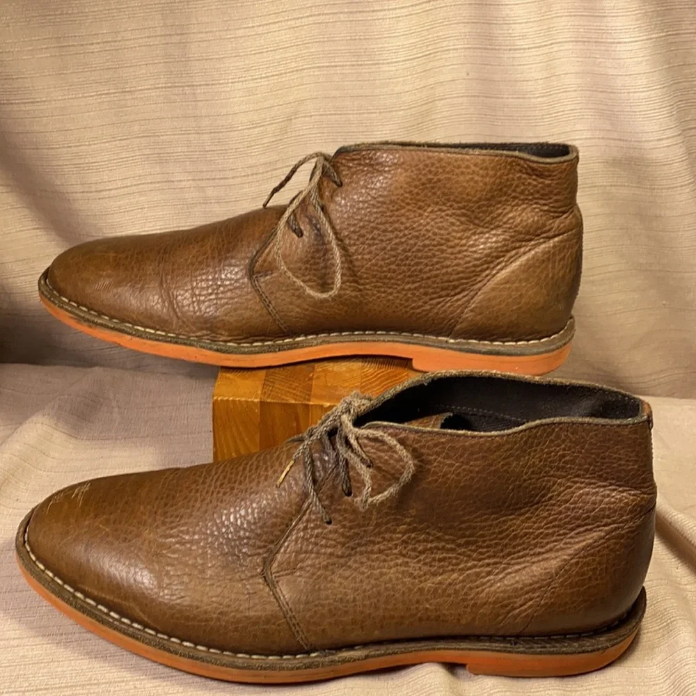 Cole Haan leather lace up leather ankle high
